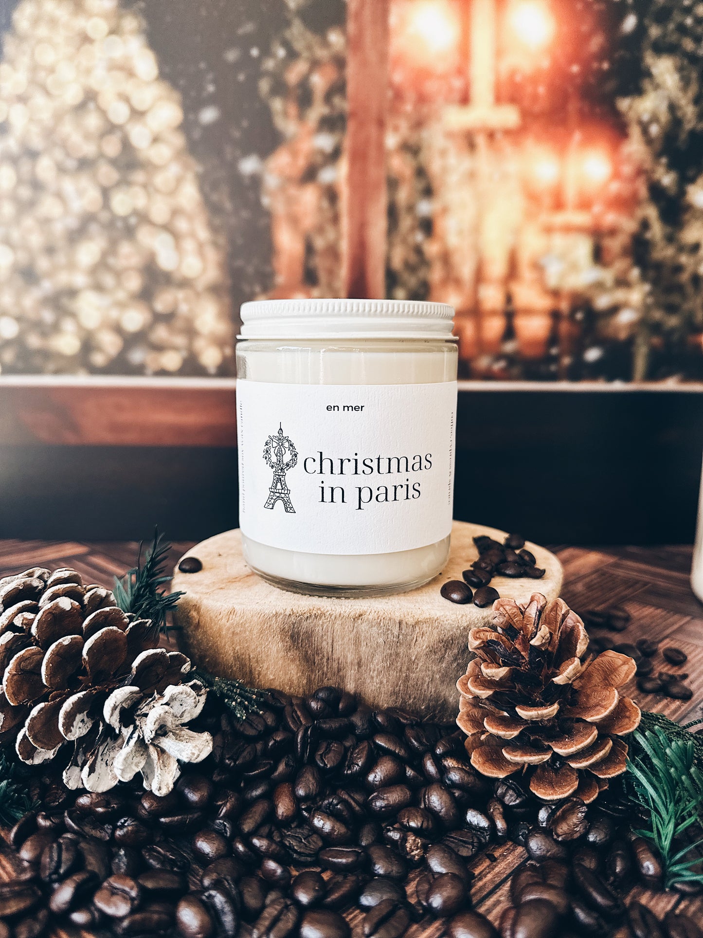 en mer | christmas in paris | soy wax candle & melts