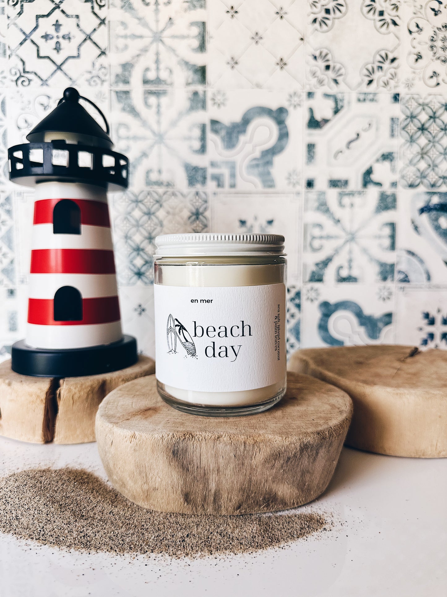 en mer | beach day | soy wax candle & melts