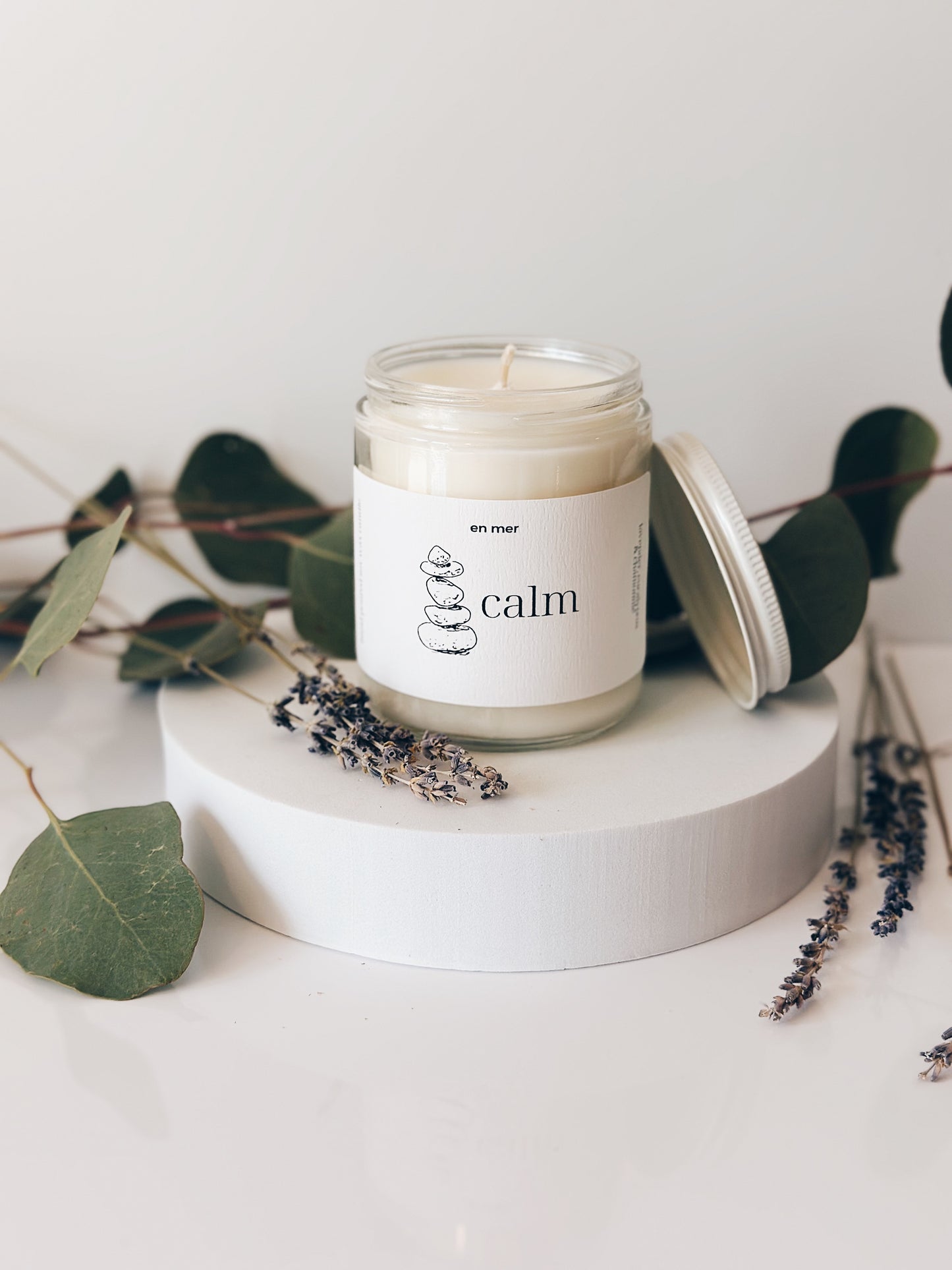 en mer | calm | soy wax candle & melts by