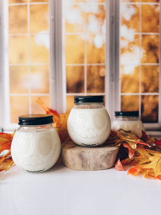 en mer LTD | october rain | jack skeleton soy wax candle