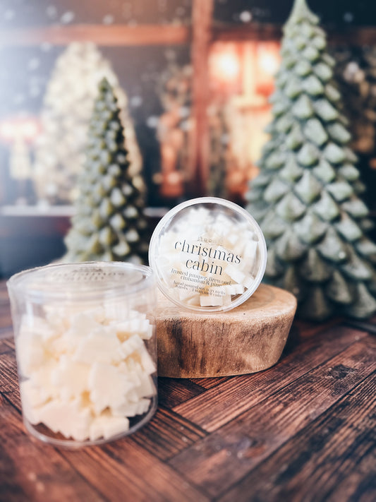 en mer | christmas cabin | soy wax melt figures