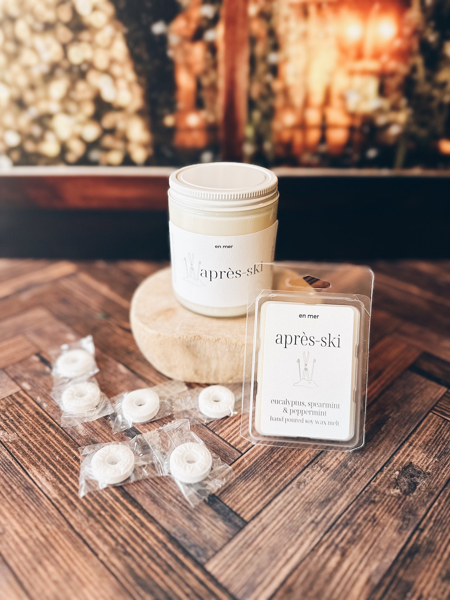 en mer | après-ski  | soy wax candle & melts