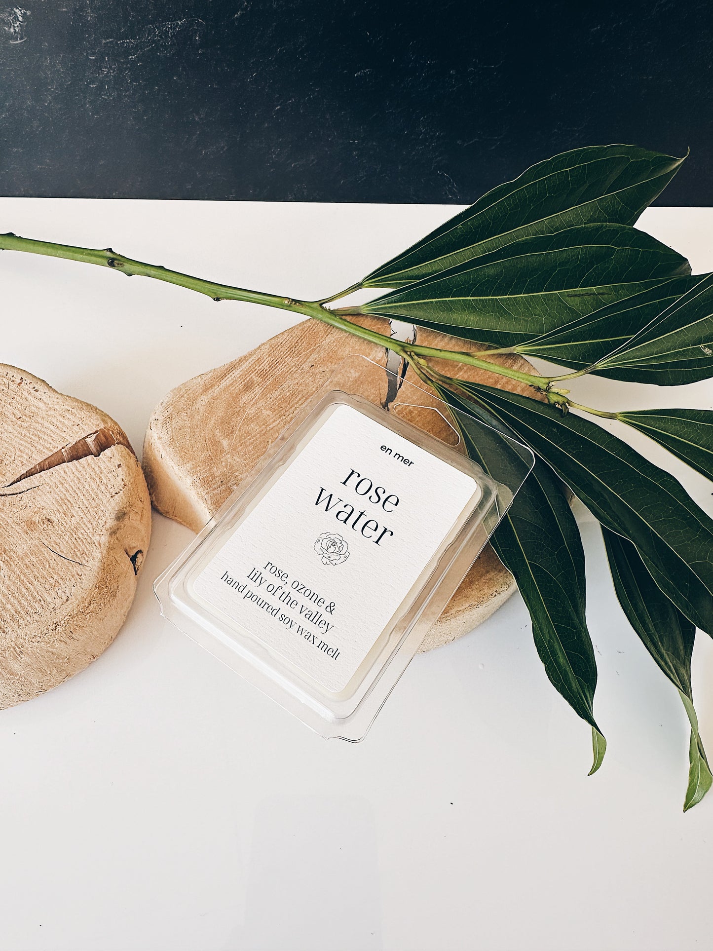 en mer | rose water | soy wax candle & melts