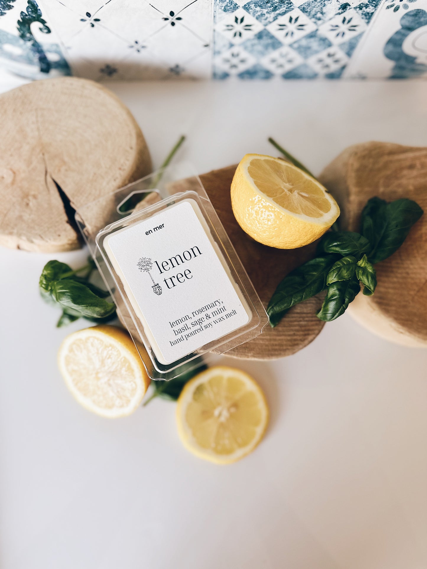 en mer | lemon tree | soy wax candle & melts