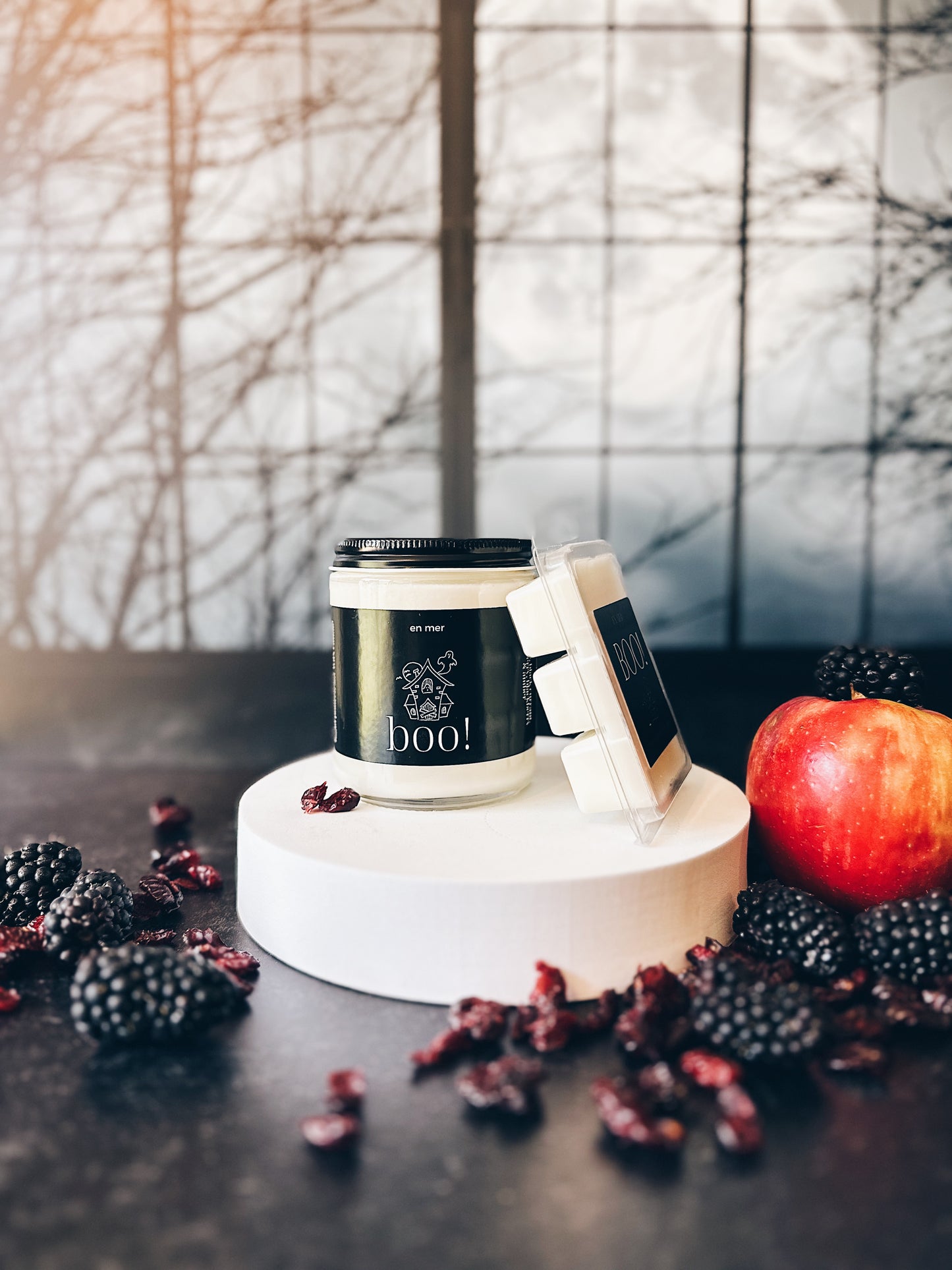 en mer | boo! | soy wax candle & melts