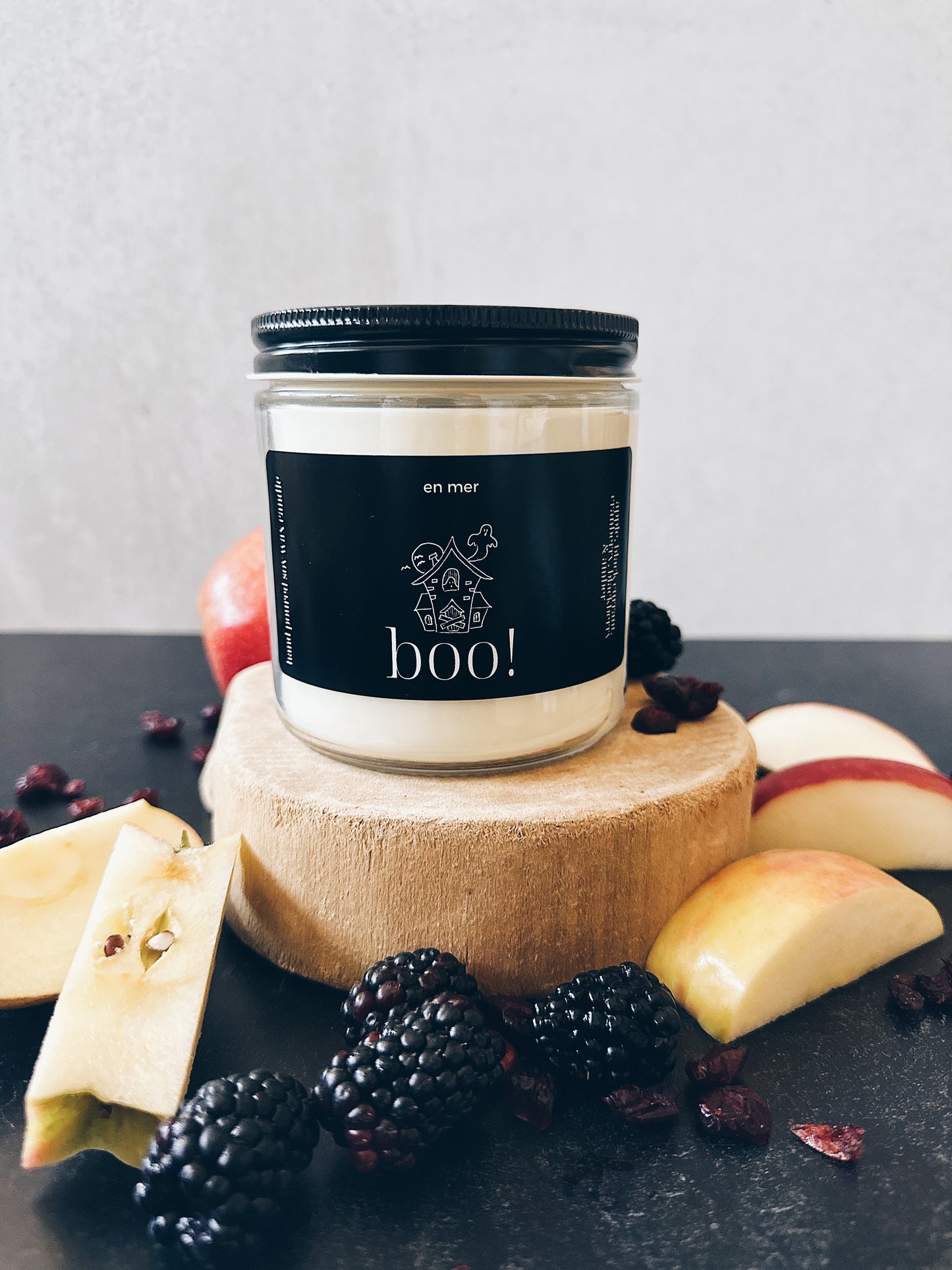 en mer | boo! | soy wax candle & melts
