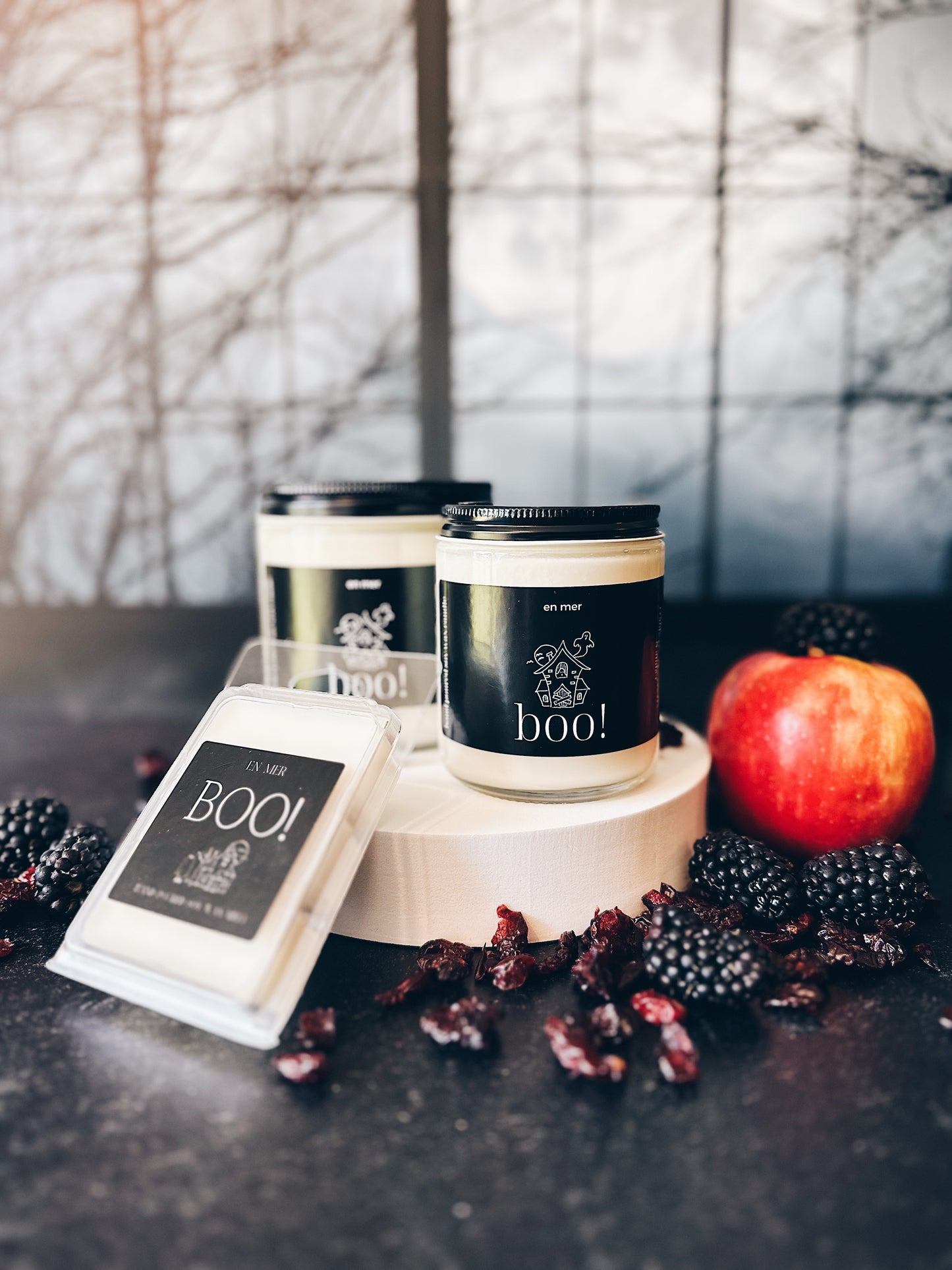 en mer | boo! | soy wax candle & melts
