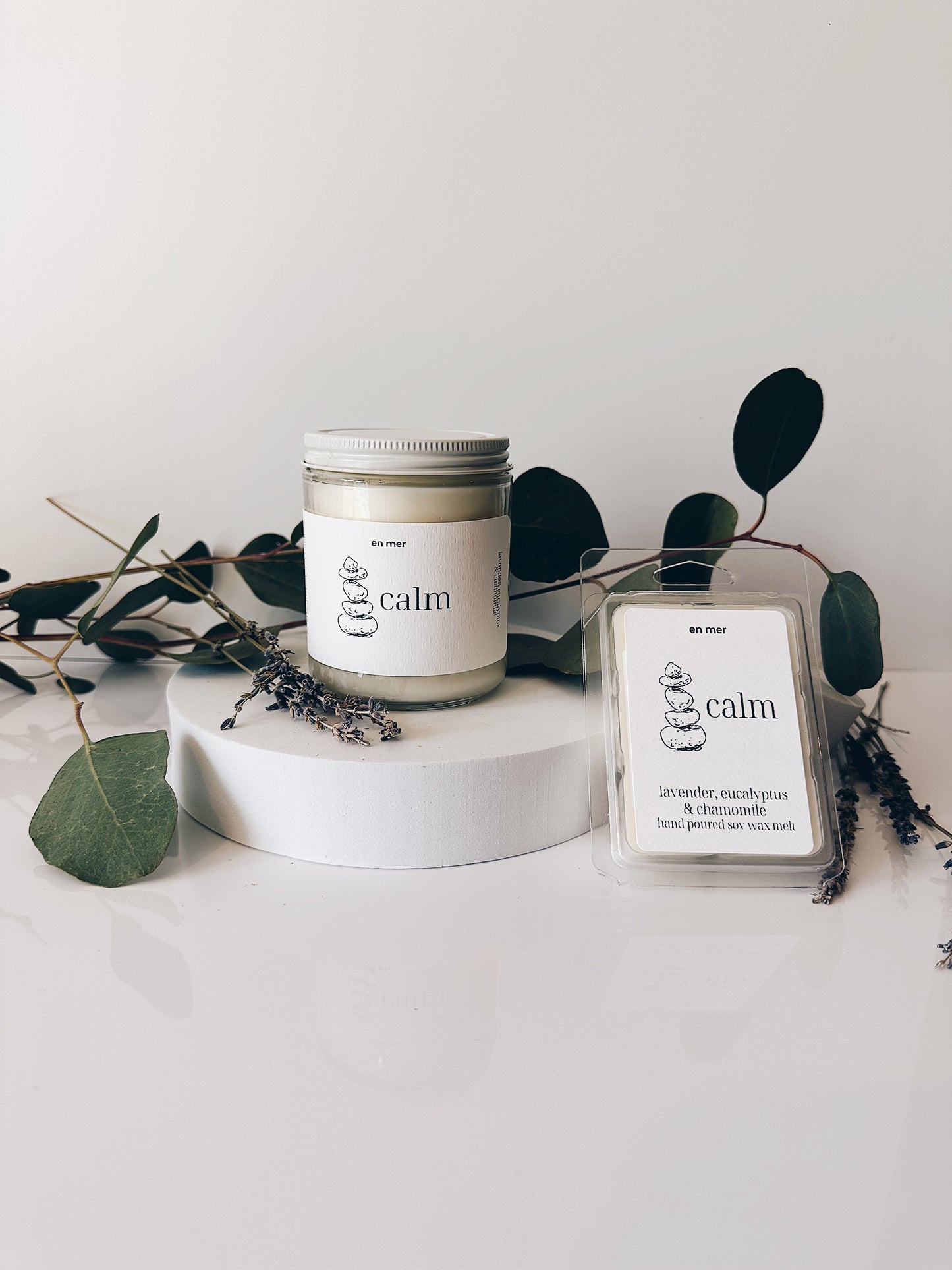 en mer | calm | soy wax candle & melts by