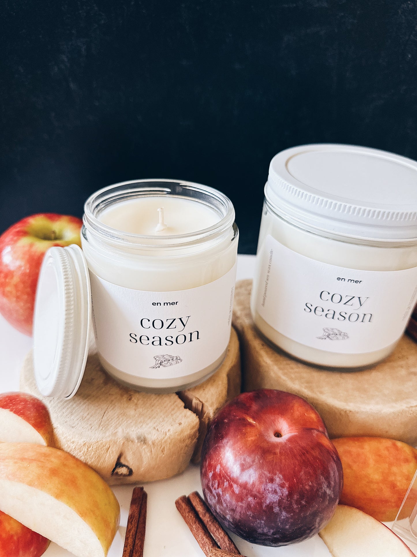 en mer | cozy season | soy wax candle & melts