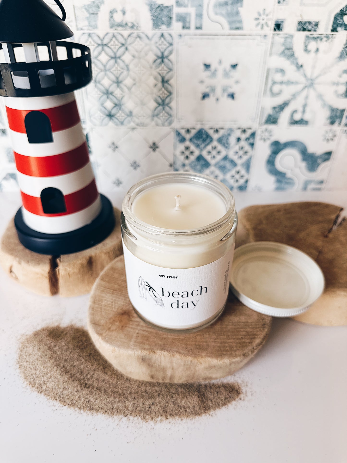 en mer | beach day | soy wax candle & melts