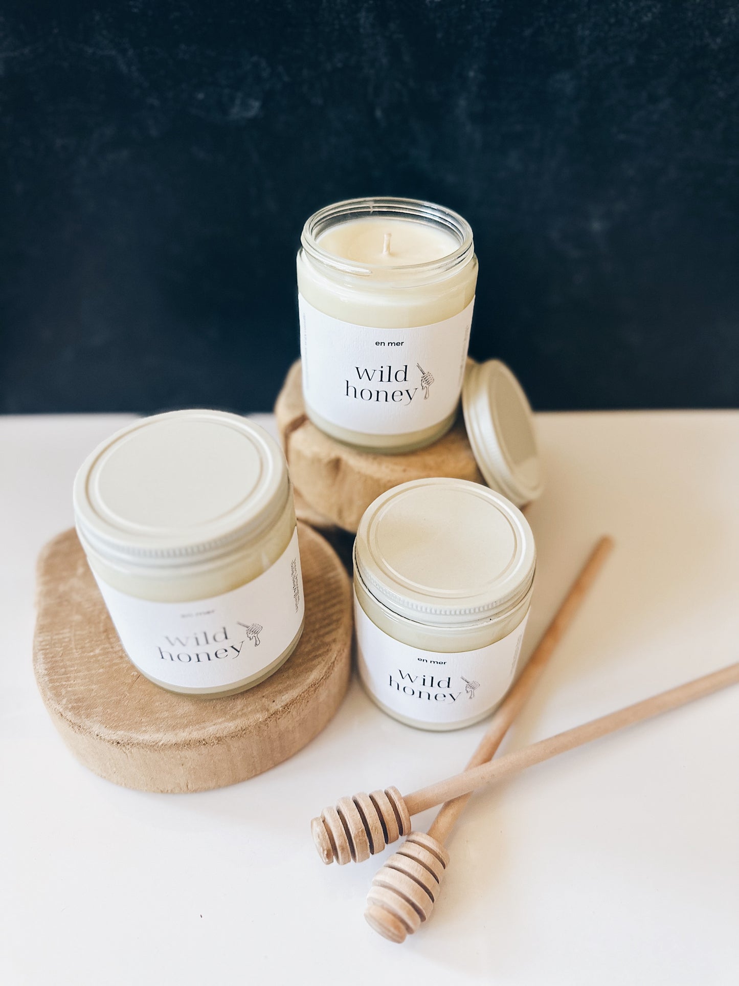 en mer | wild honey | soy wax candle & melts
