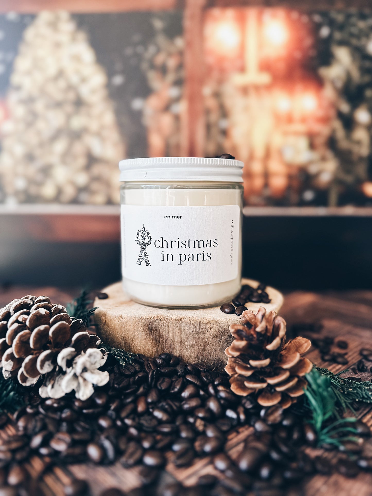 en mer | christmas in paris | soy wax candle & melts