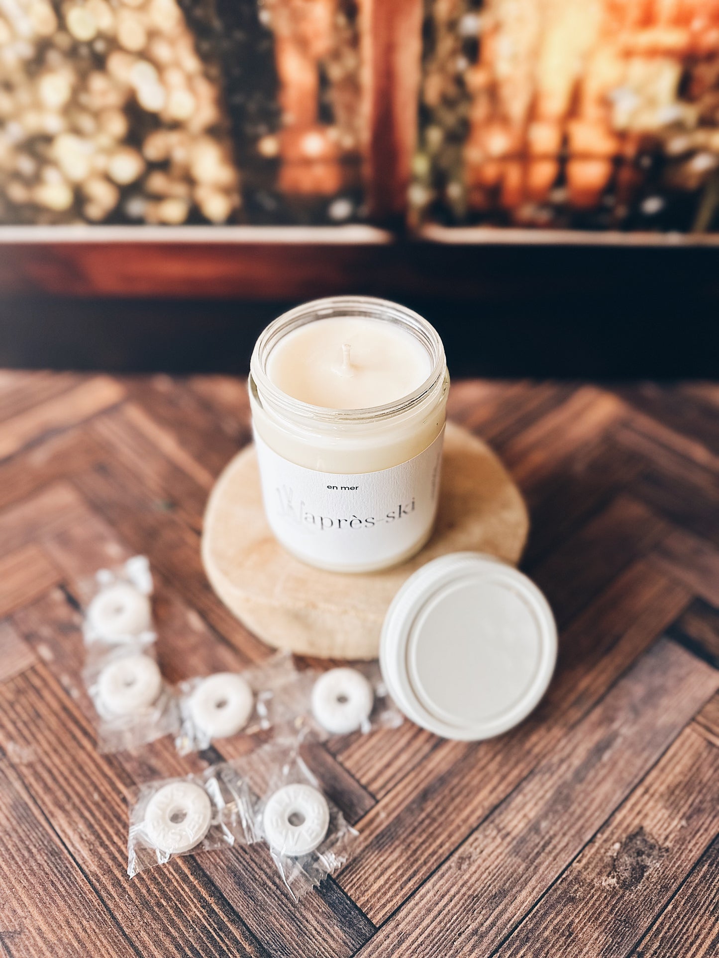 en mer | après-ski  | soy wax candle & melts