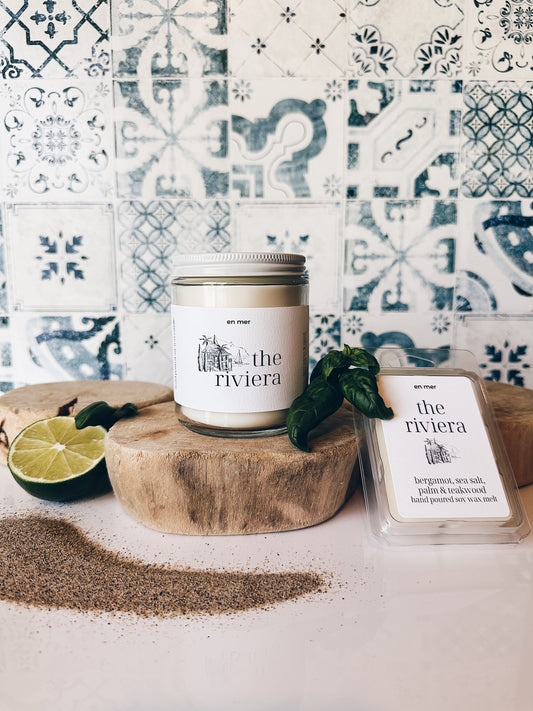 en mer | the riviera | soy wax candle & melts