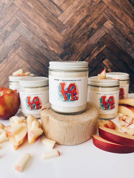 en mer + Meadowbrook Lane | LOVE, philly | soy wax candle