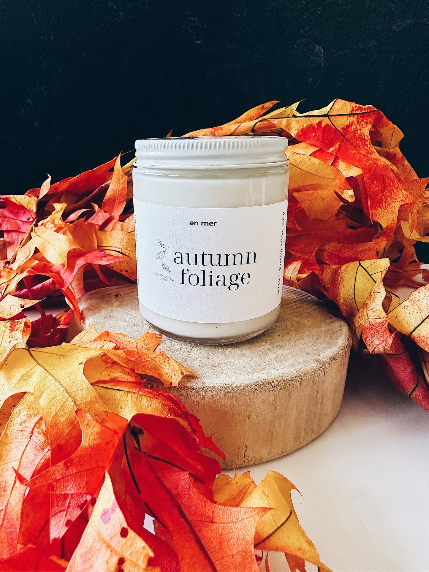 en mer | autumn foliage | soy wax candle & melts