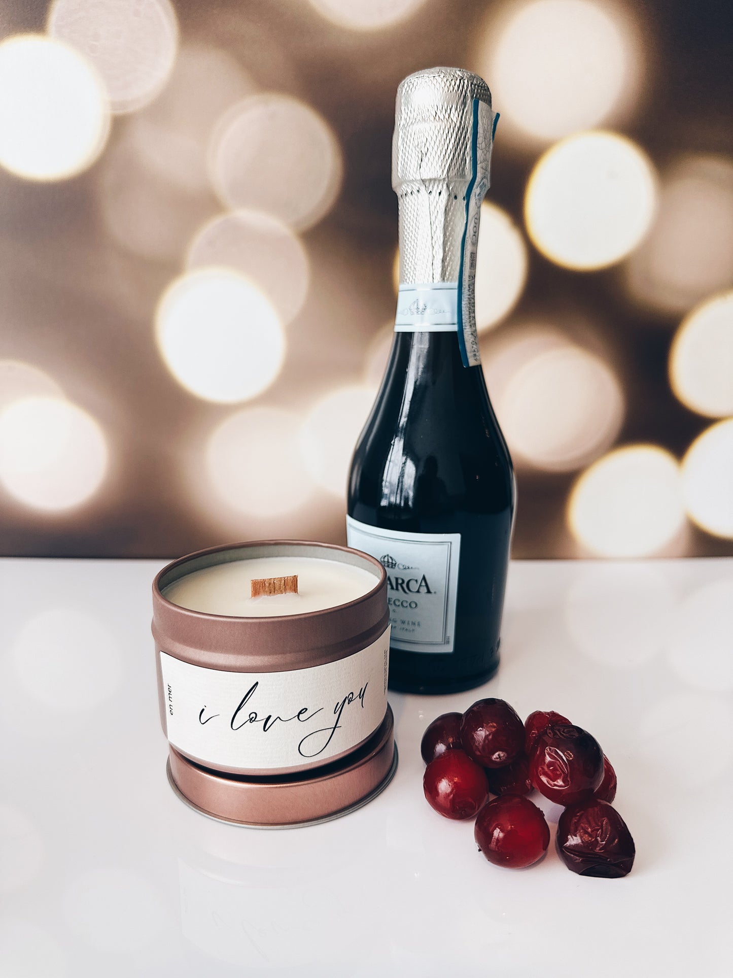 en mer | i love you | soy wax candle