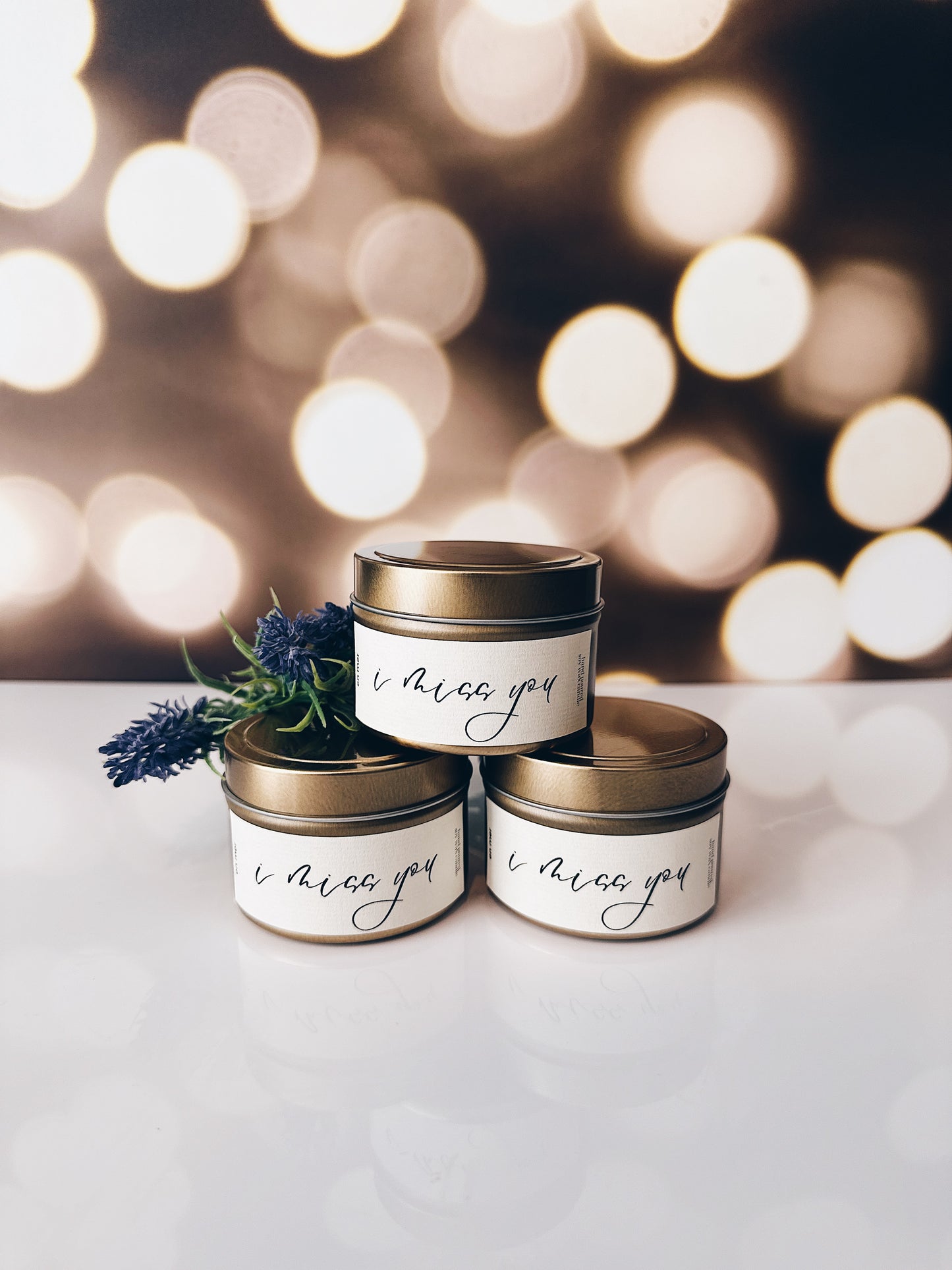 en mer | i miss you | soy wax candle