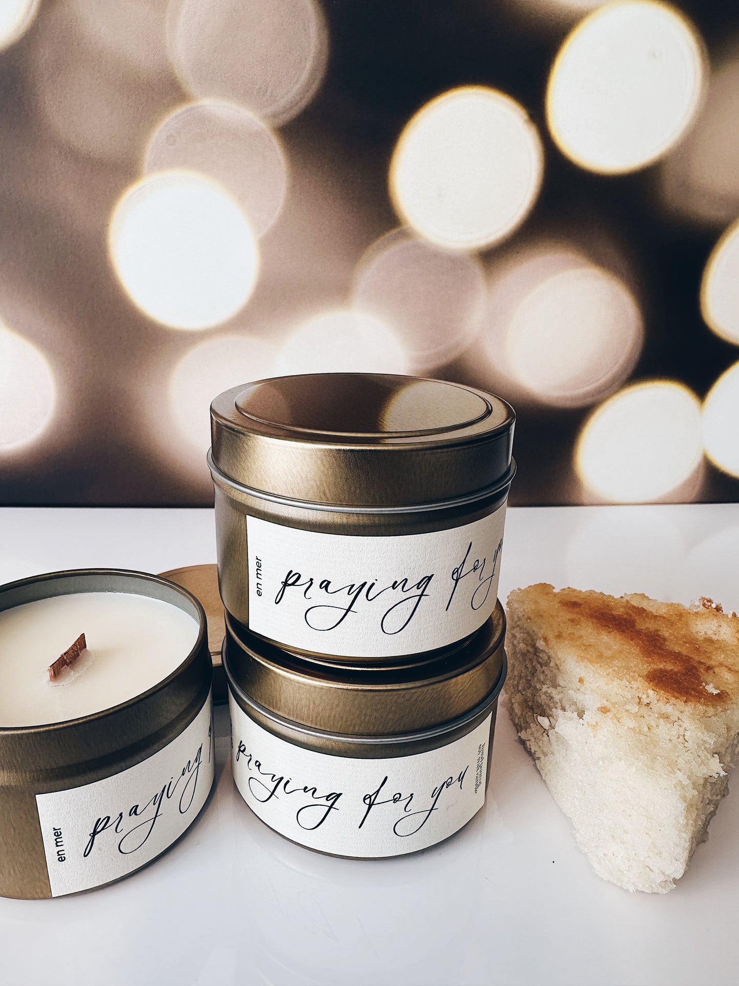 en mer | praying for you | soy wax candle