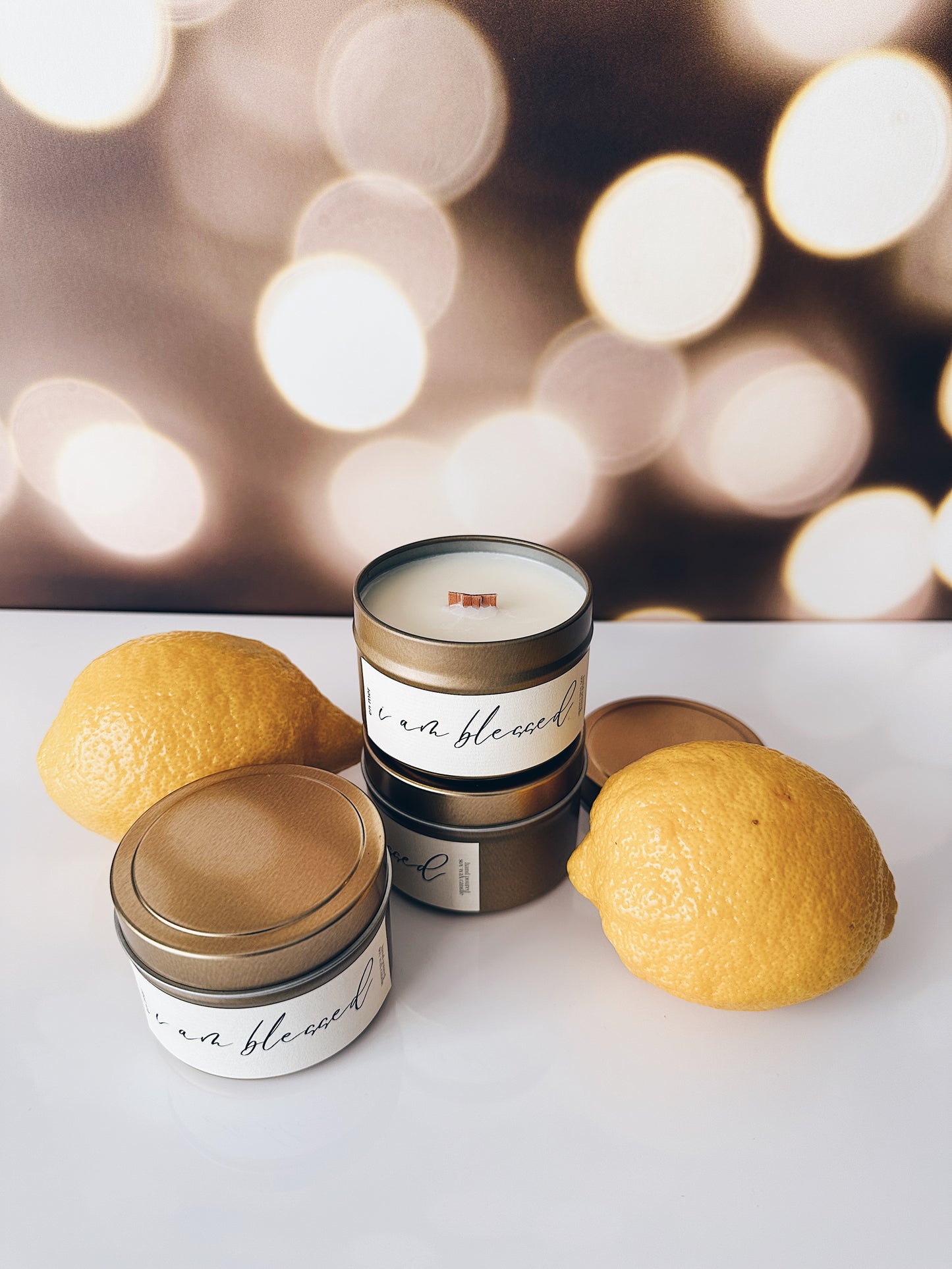 en mer | i am blessed | soy wax candle