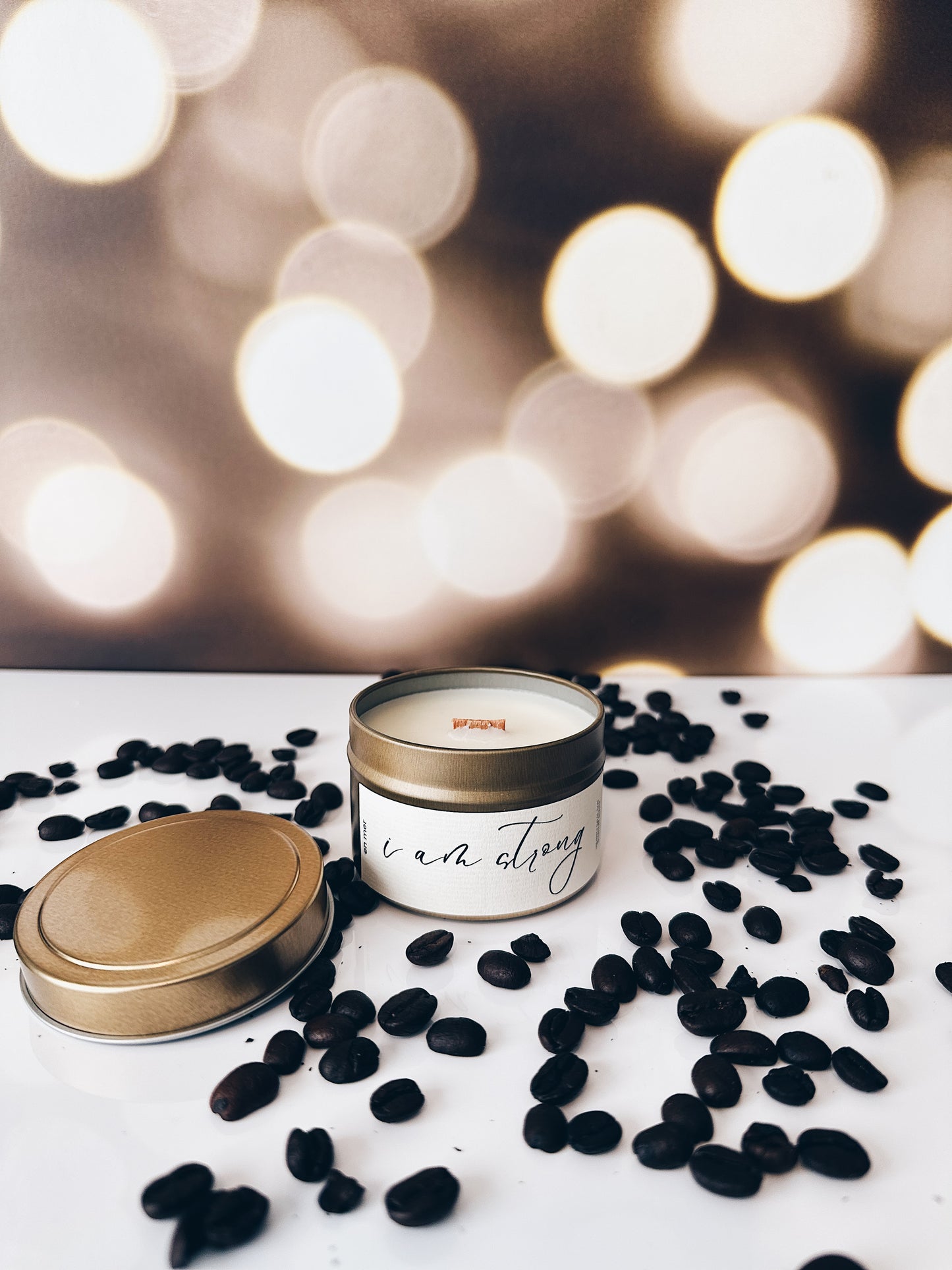 en mer | i am strong | soy wax candle