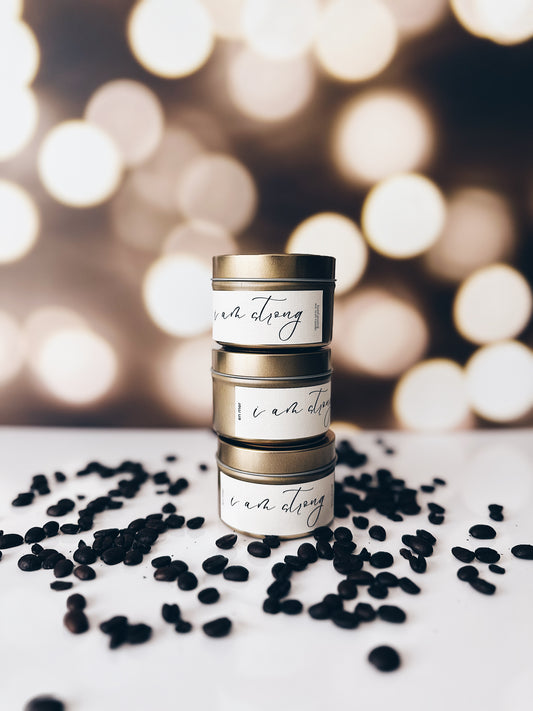 en mer | i am strong | soy wax candle