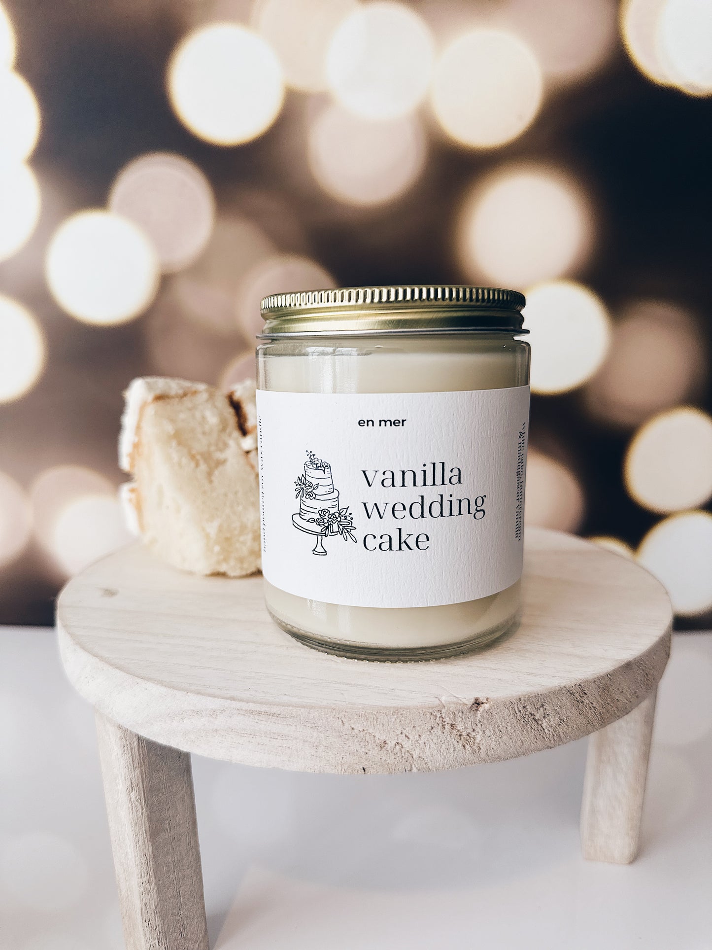 en mer | vanilla wedding cake | soy wax candle & melts