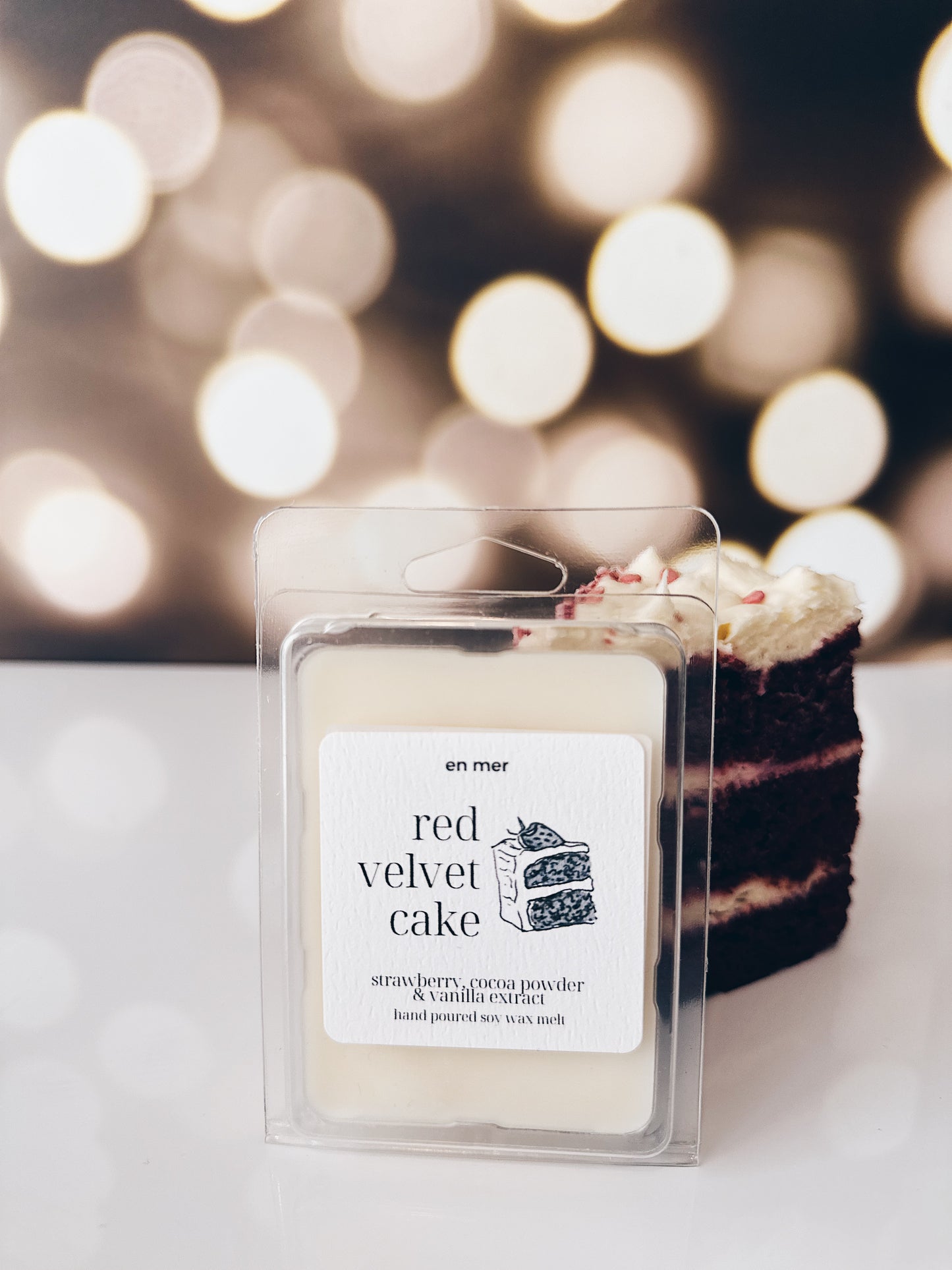 en mer | red velvet cake | soy wax candle & melts