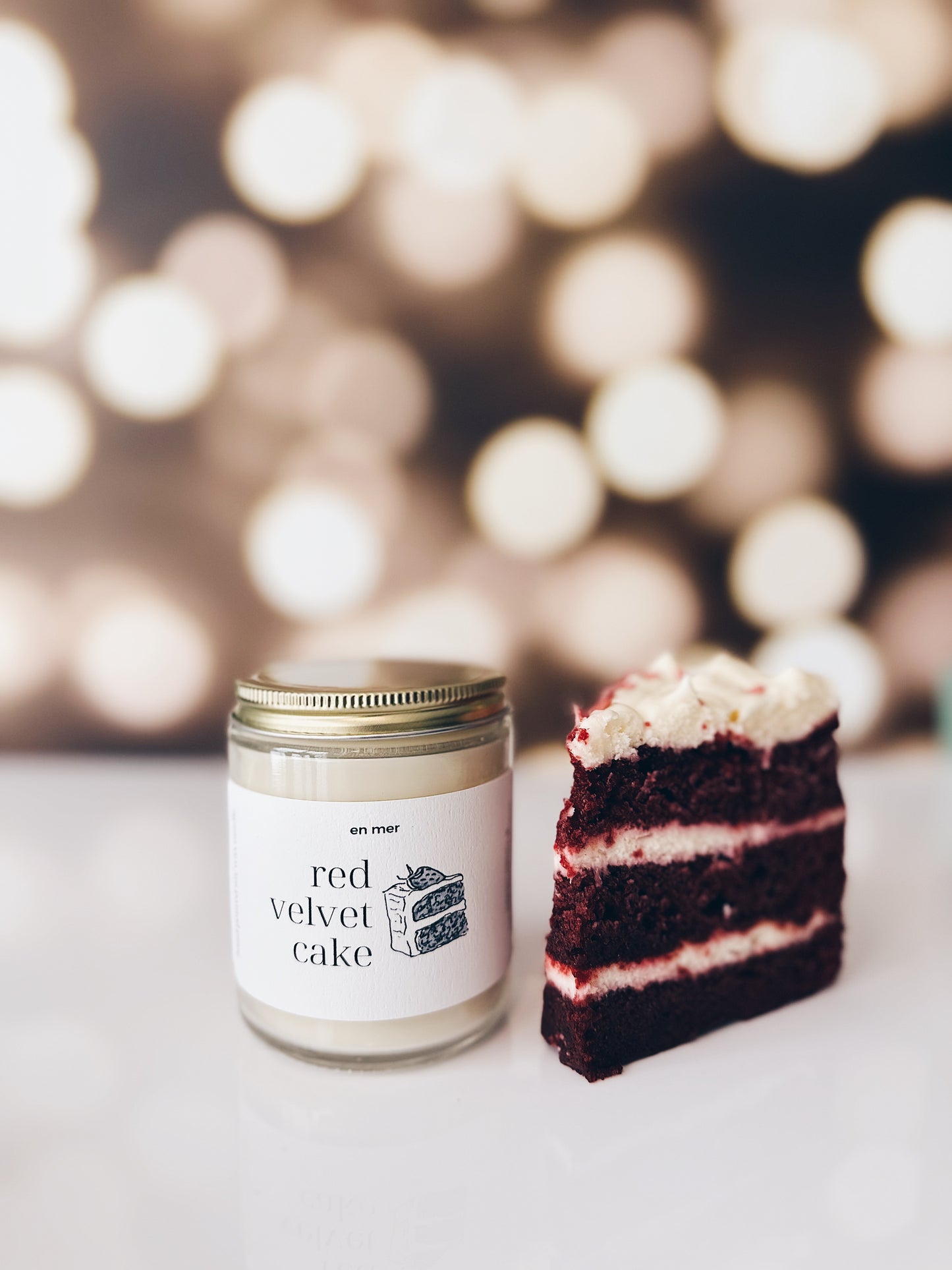 en mer | red velvet cake | soy wax candle & melts