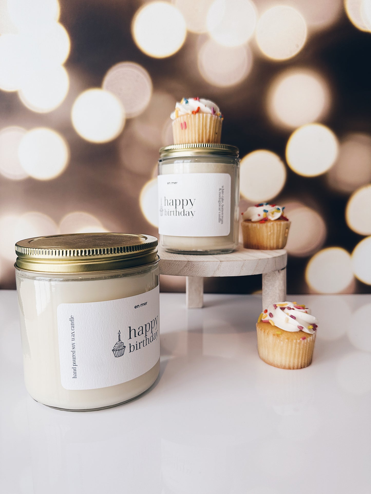 en mer | happy birthday | soy wax candle