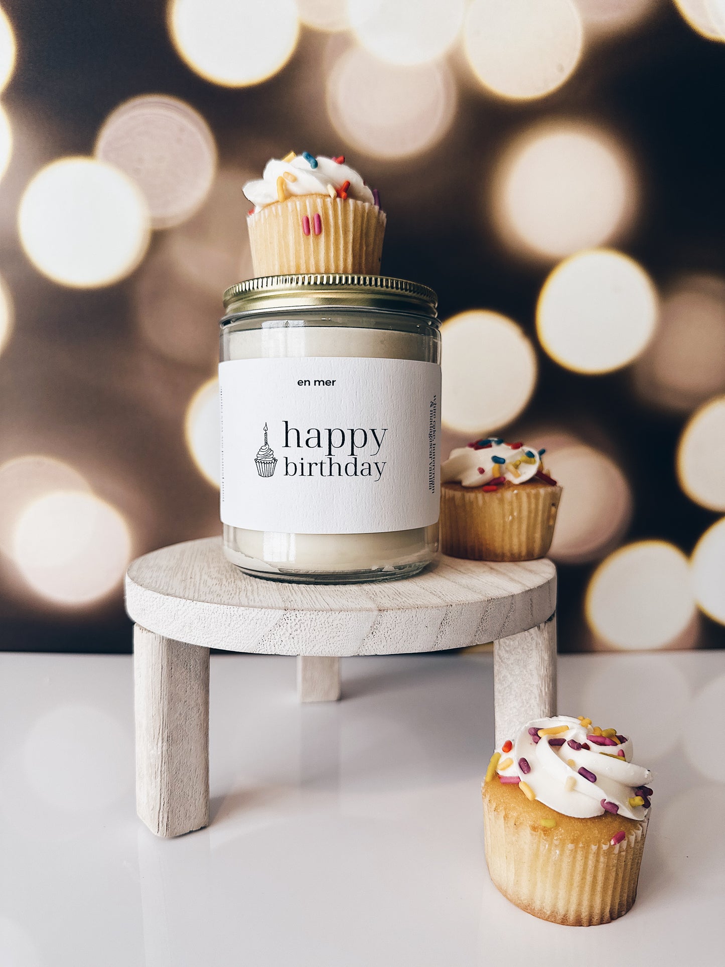en mer | happy birthday | soy wax candle