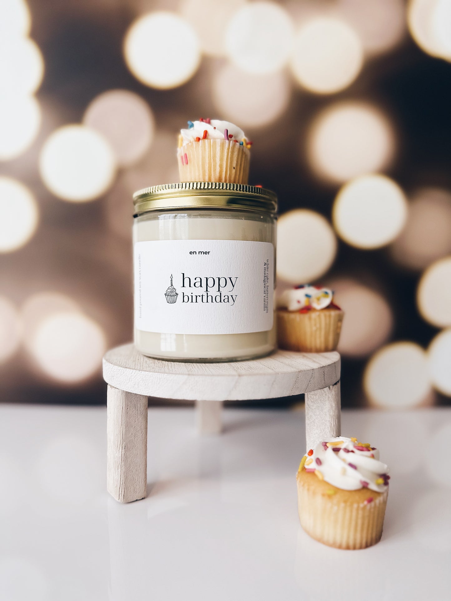 en mer | happy birthday | soy wax candle