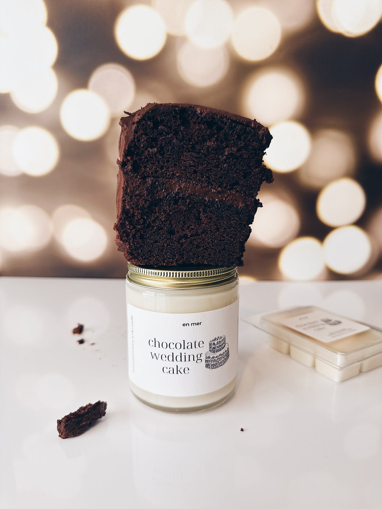 en mer | chocolate cake | soy wax candle & melts