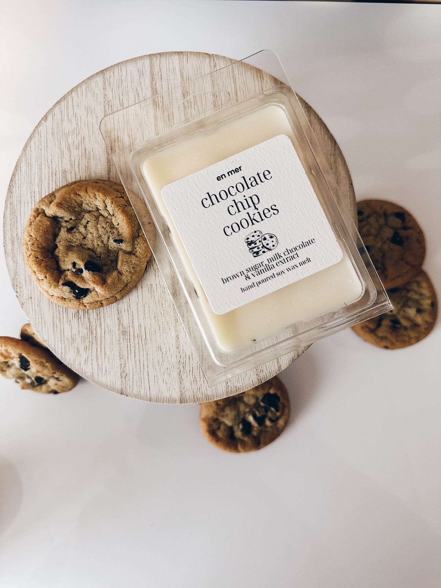 en mer | chocolate chip cookies | soy wax candle & melts