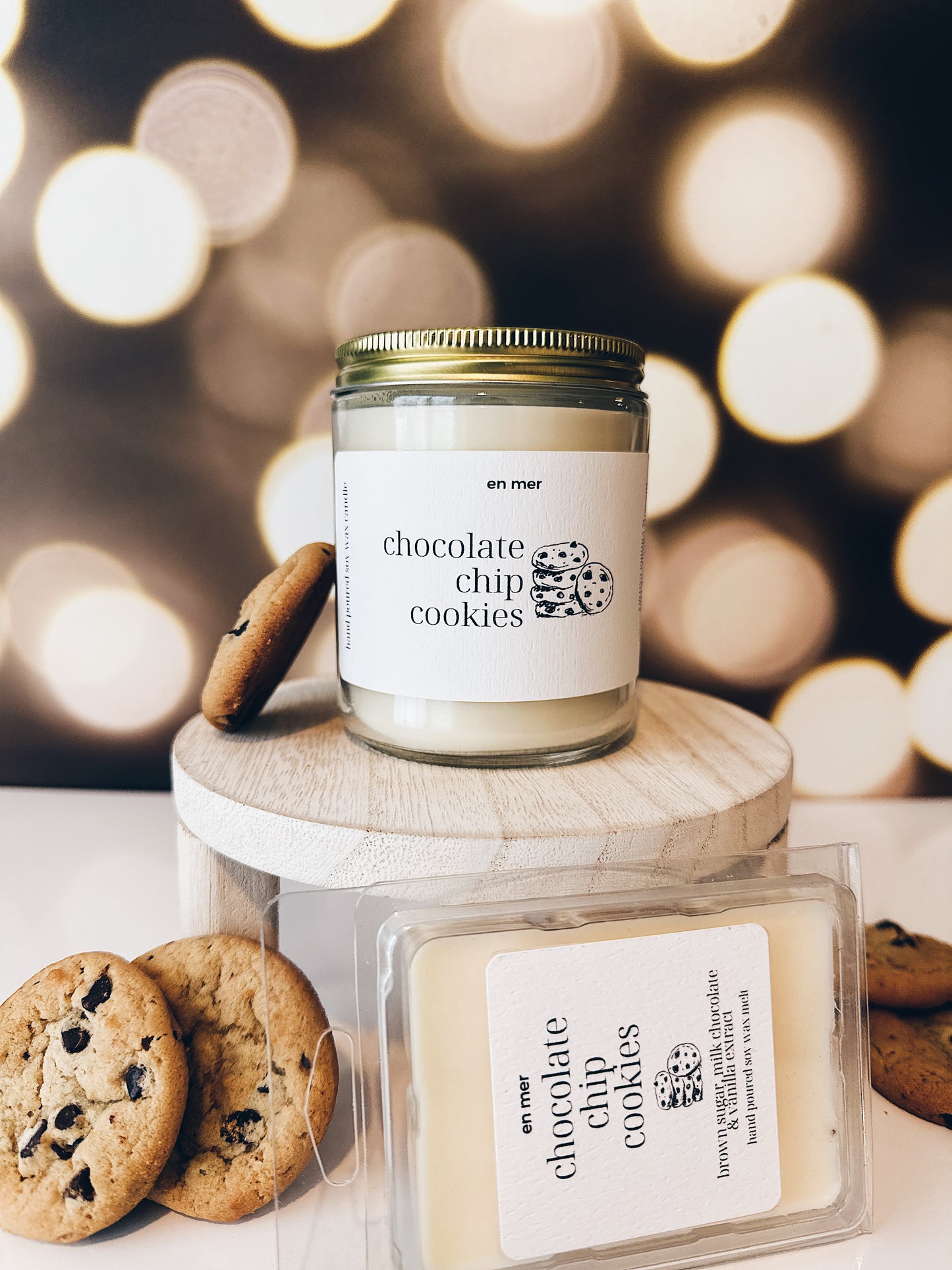 en mer | chocolate chip cookies | soy wax candle & melts