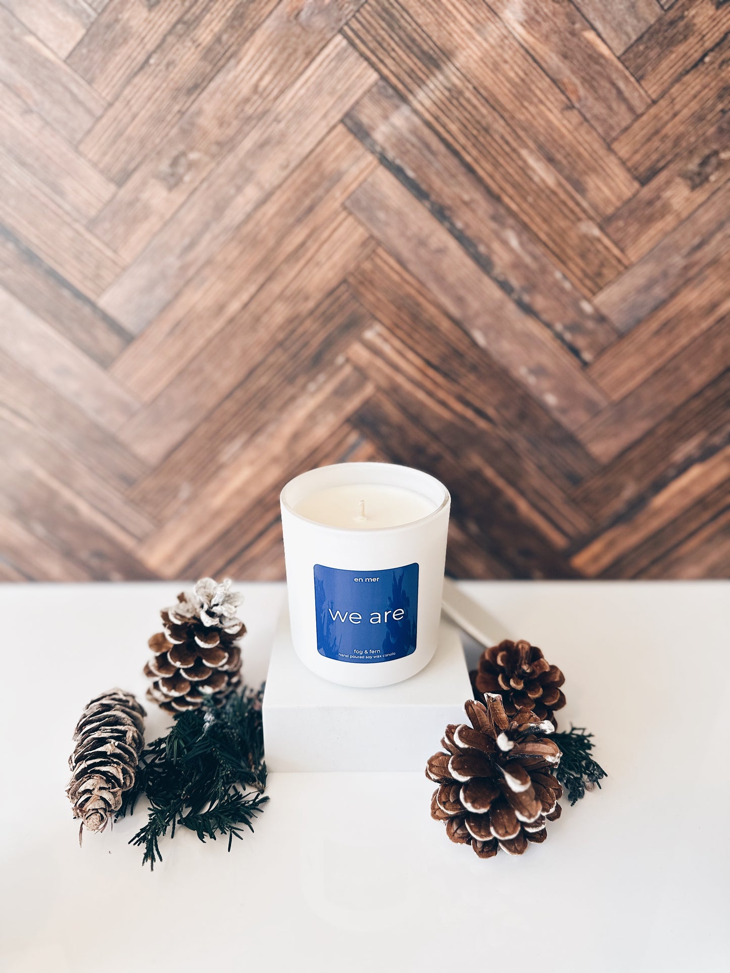en mer | we are | soy wax candle