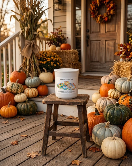 pile of pumpkins | soy wax candle by en mer x Meadowbrook Lane