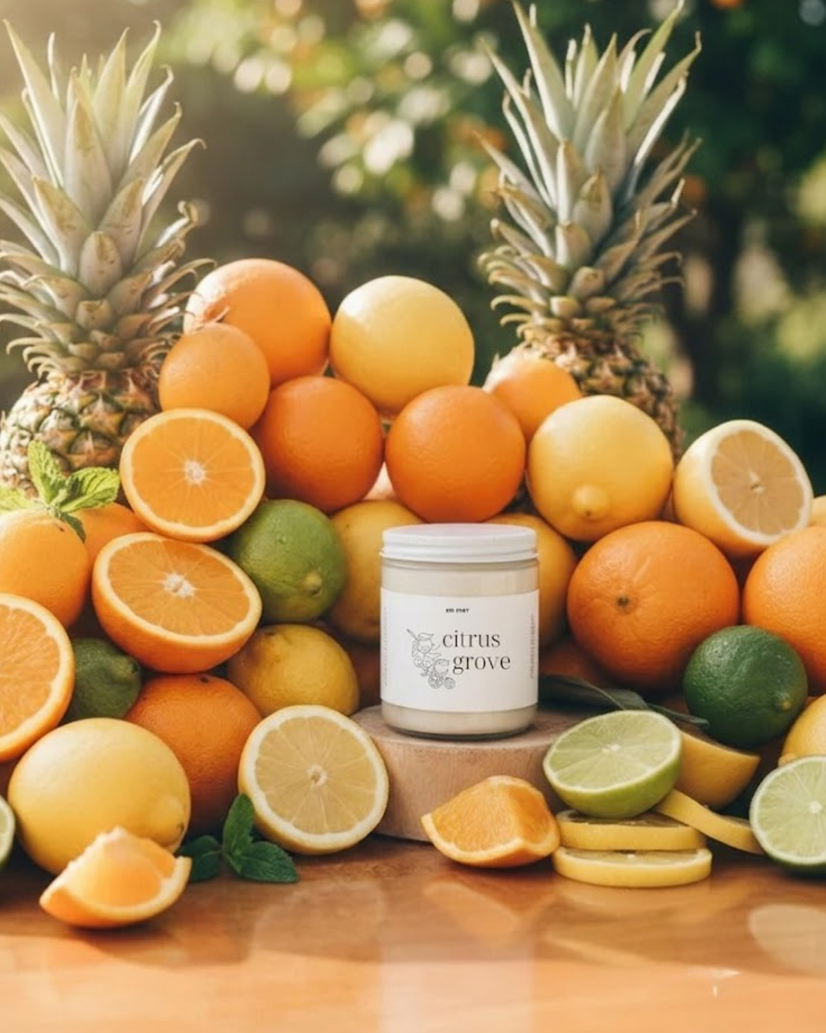 citrus grove | soy wax candle by en mer