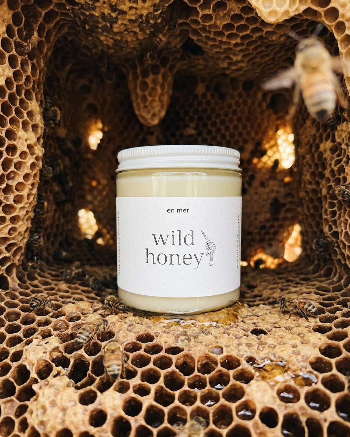 wild honey | soy wax candle & melts by en mer