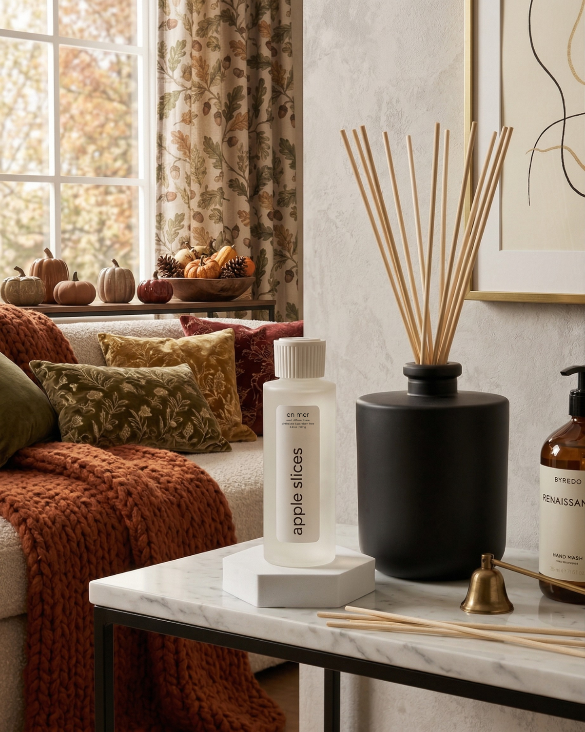 apple slices | reed diffuser base by en mer