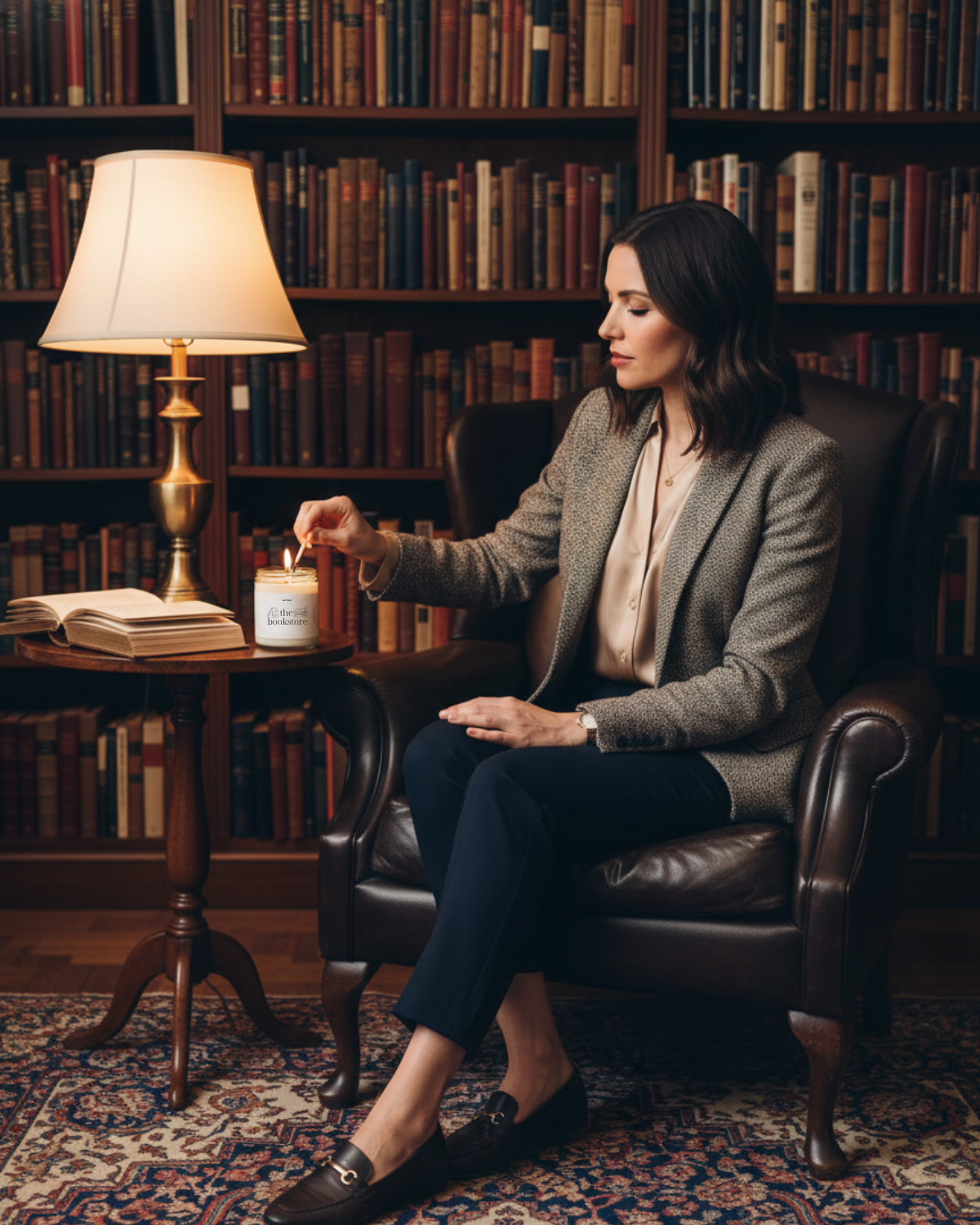 en mer | the bookstore | soy wax candle & melts