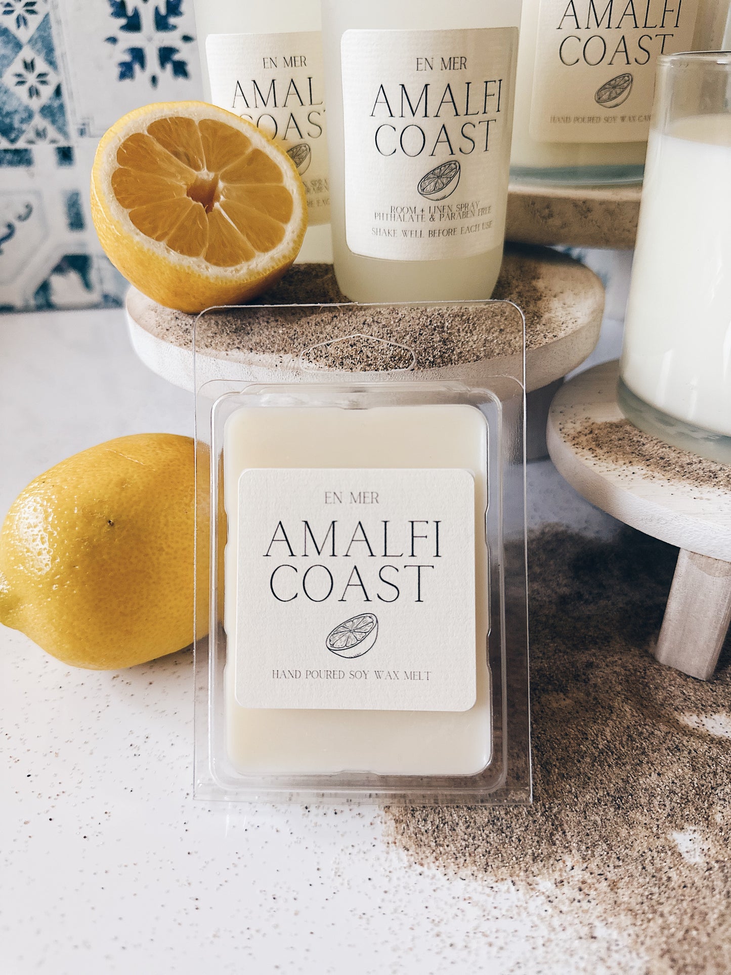 en mer | amalfi coast | soy wax candle & melts