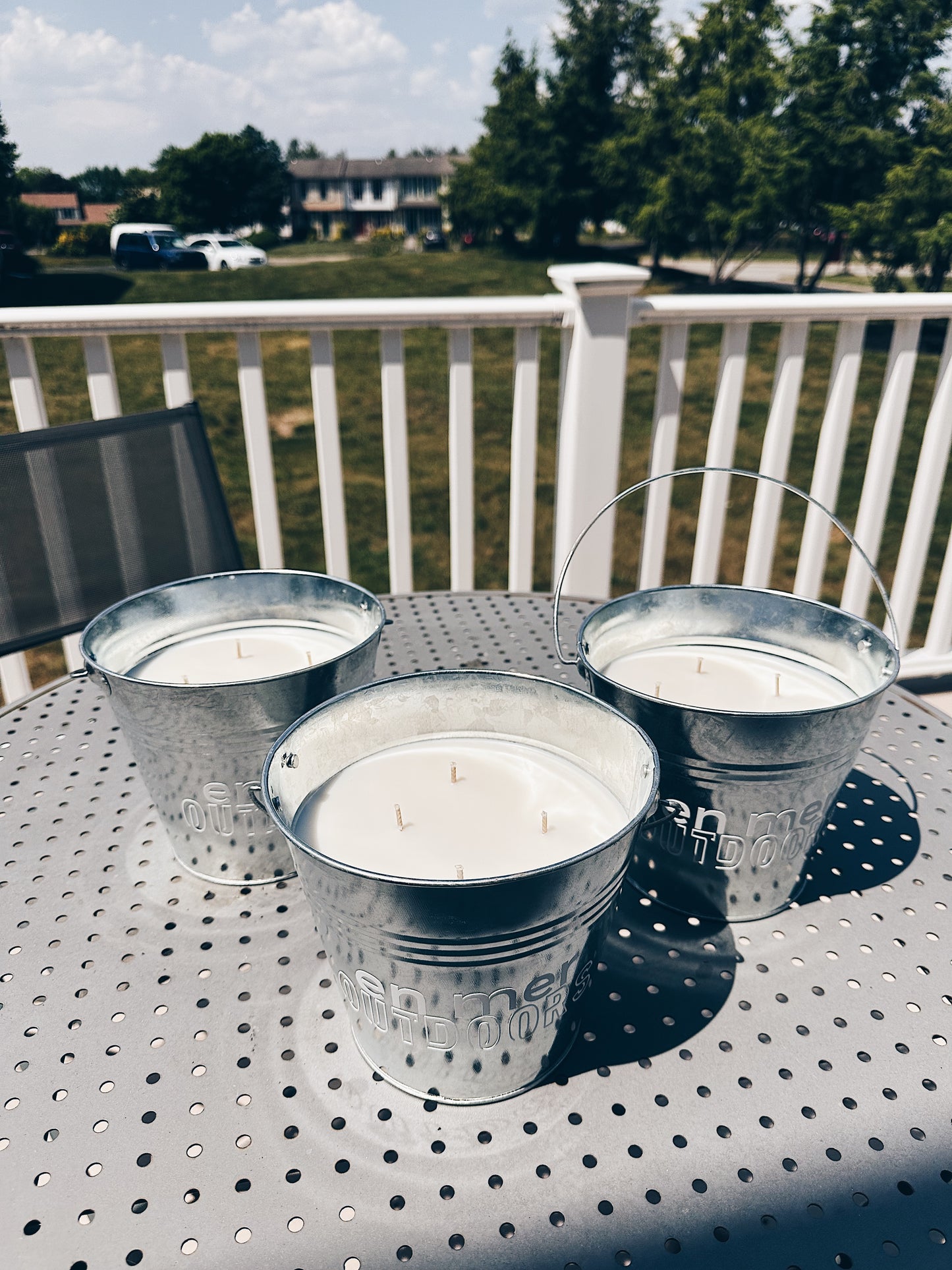 en mer outdoors | jumbo citronella soy wax candle