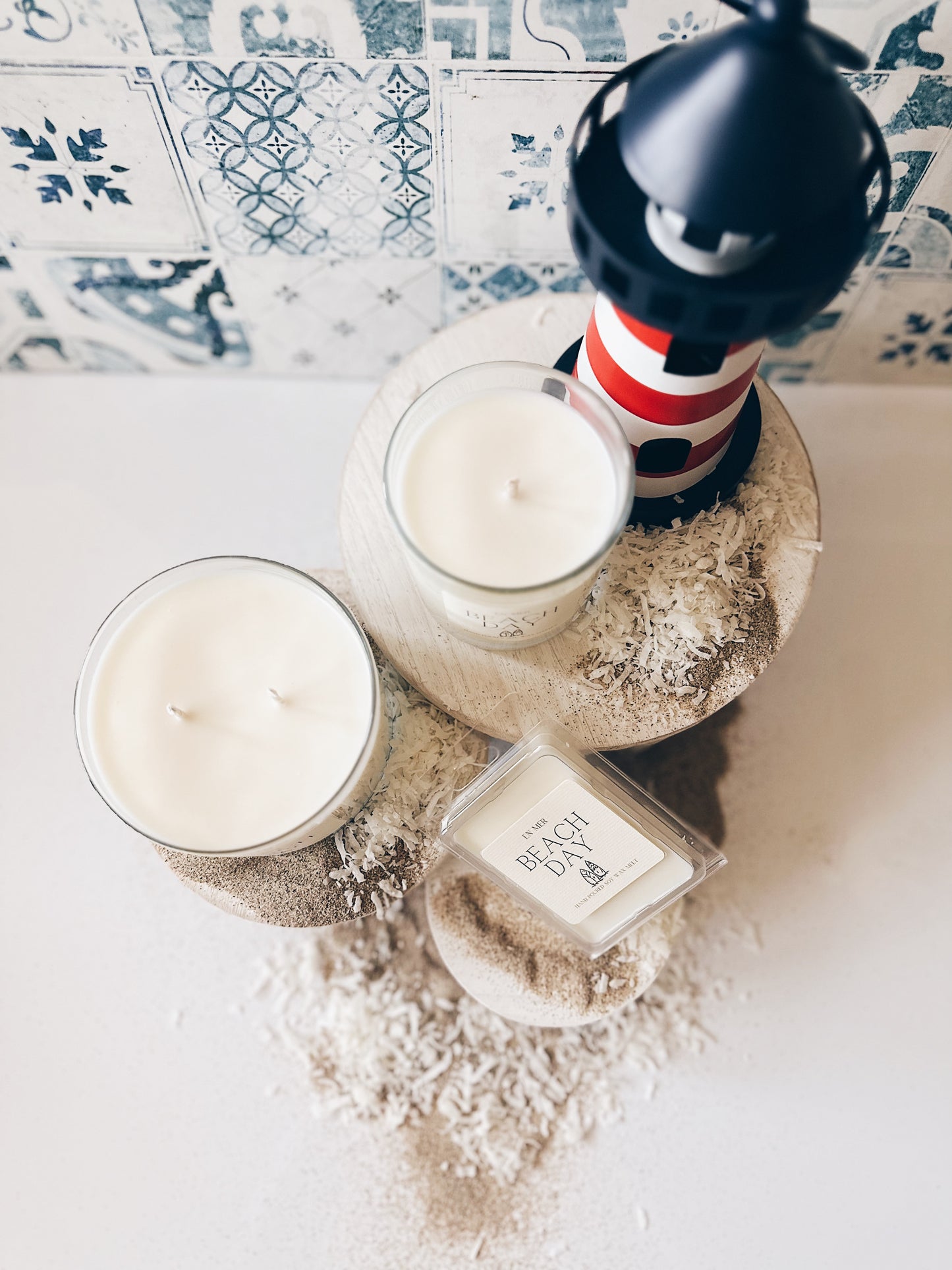 en mer | beach day | soy wax candle