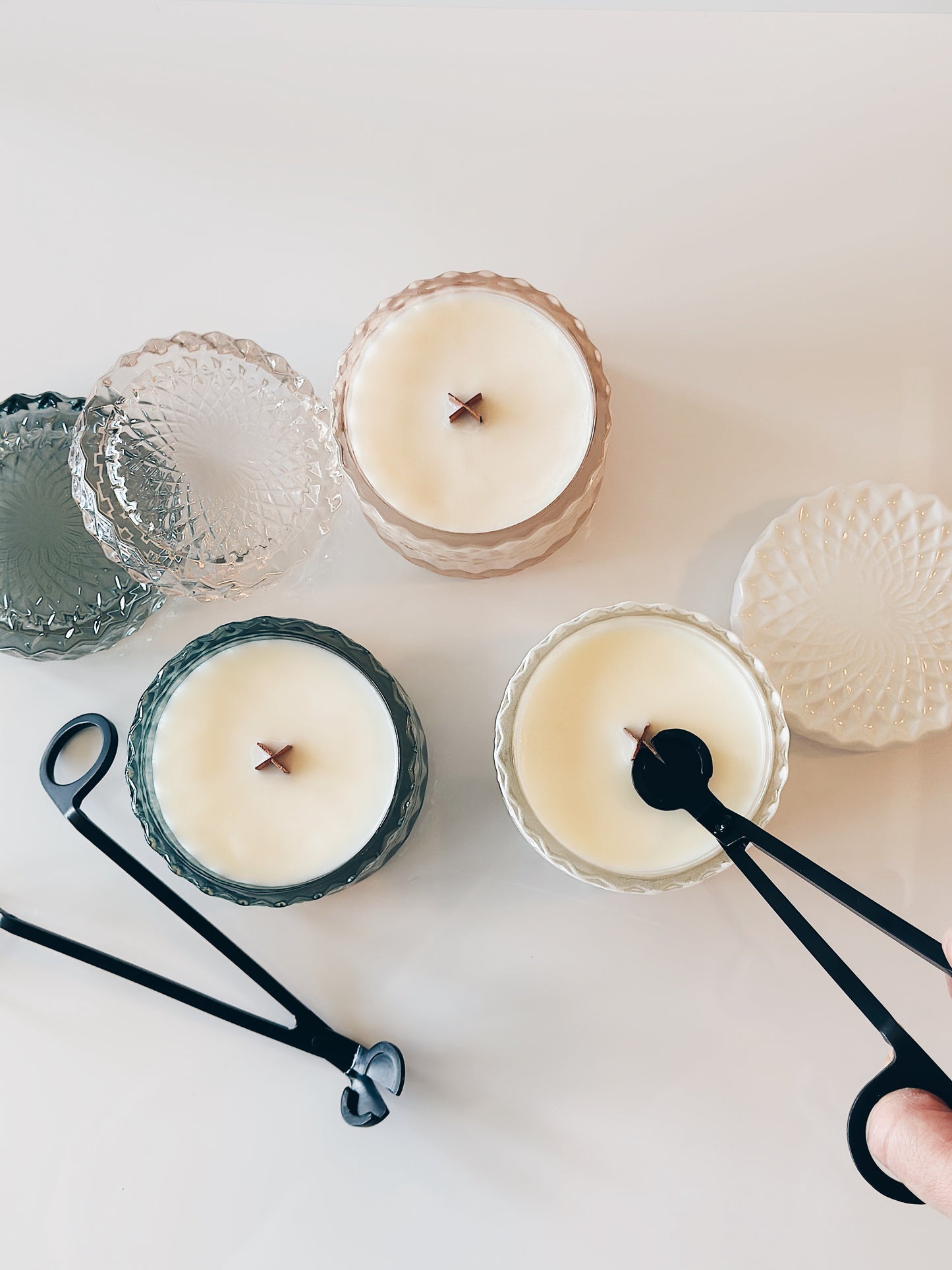en mer | wood wick candle trimmer