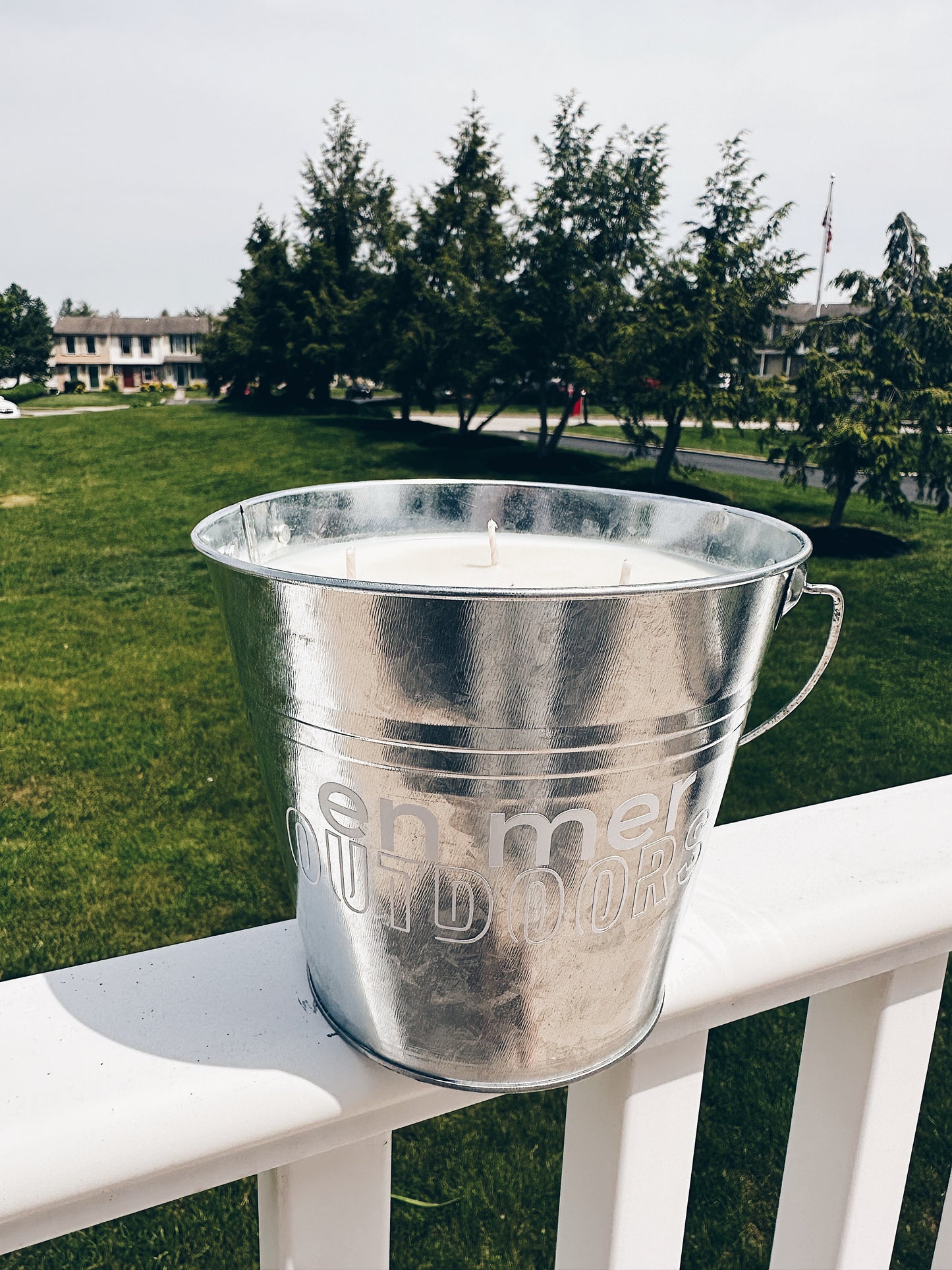 en mer outdoors | jumbo citronella soy wax candle