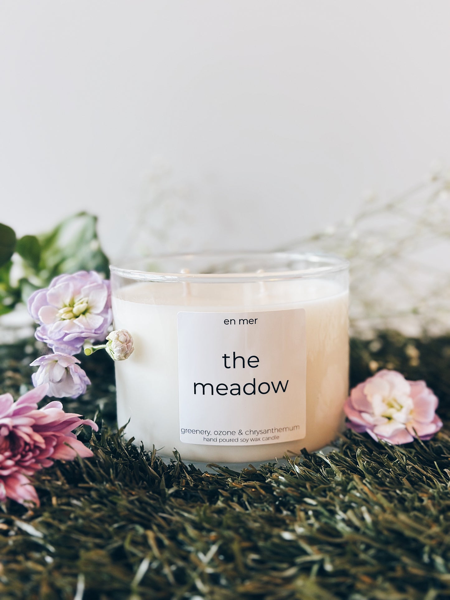 en mer | the meadow | soy wax candle & wax melts