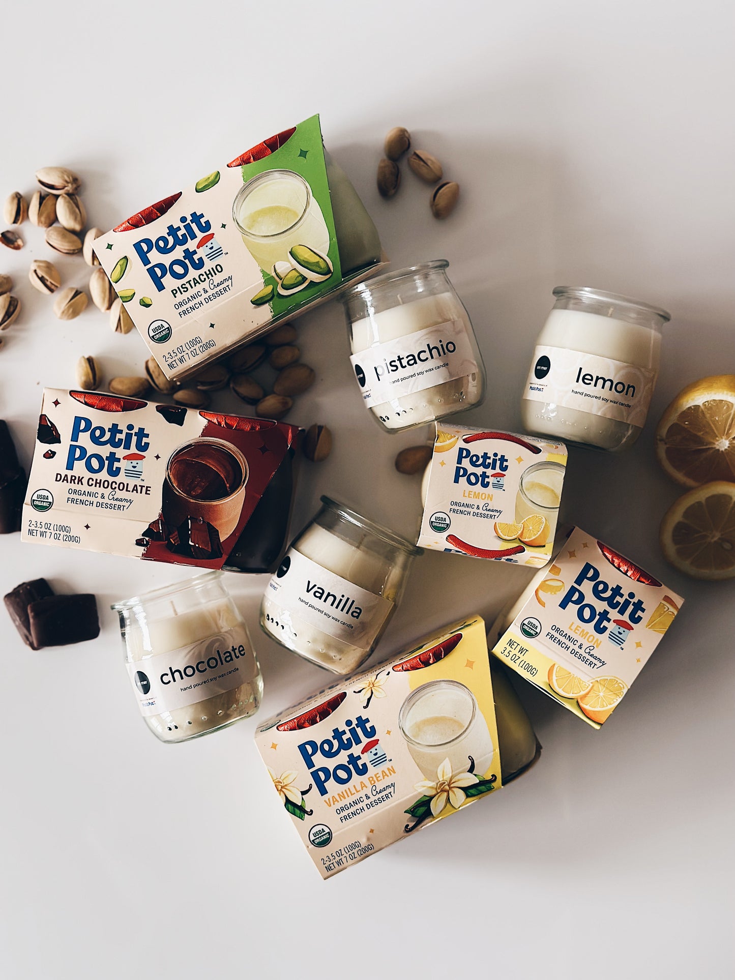 en mer x Petit Pot | pistachio | soy wax candle