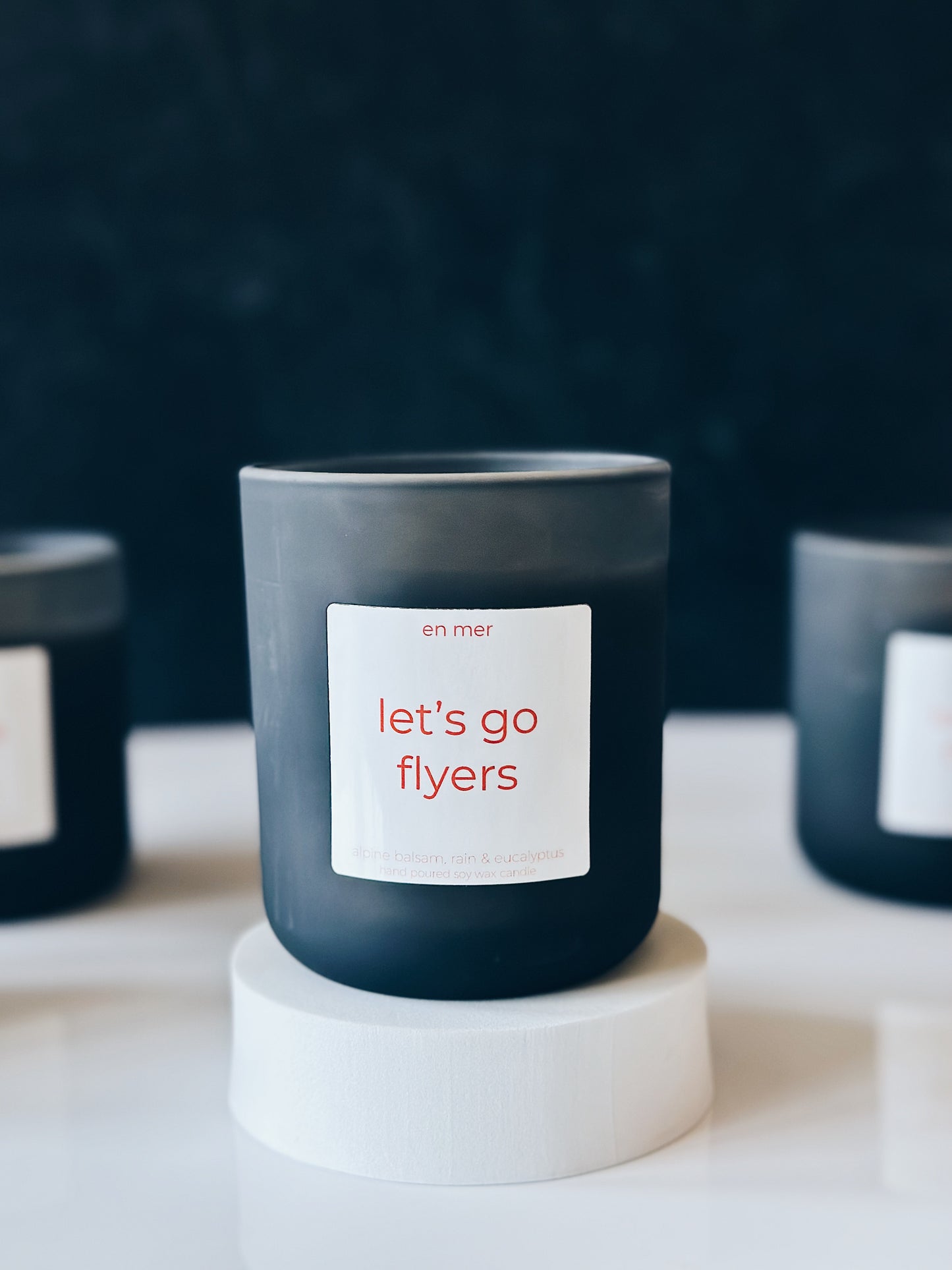 en mer | let's go flyers | soy wax candle
