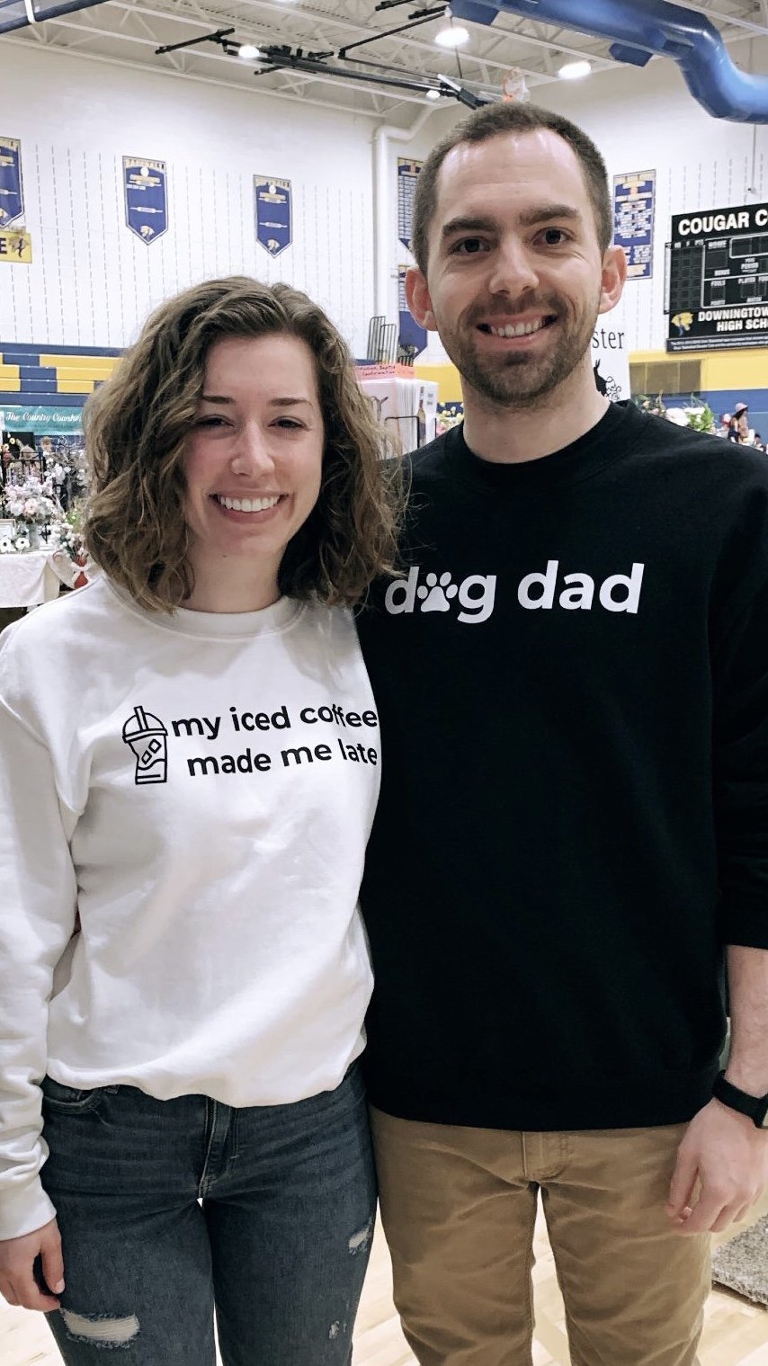 en mer | dog dad crewneck sweatshirt